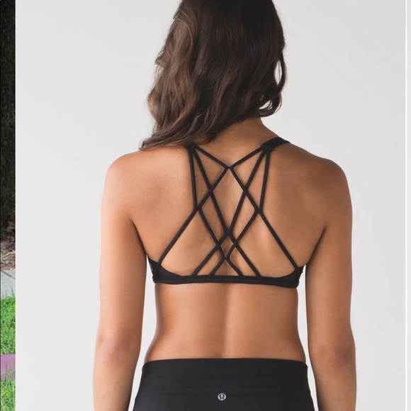 Lululemon Free To Be Zen Bra Black 4 - Picture 2 of 8